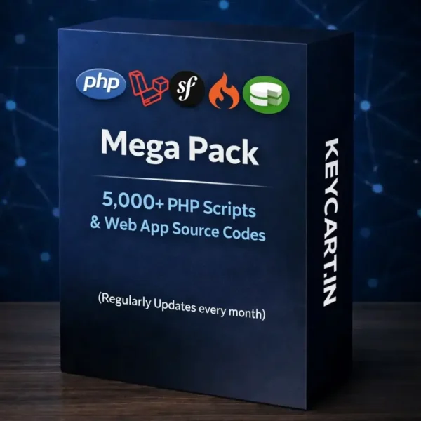 Mega Pack 5,000+ PHP Scripts & Web App Source Codes Mega Pack 5,000+ PHP Scripts & Web App Source Codes